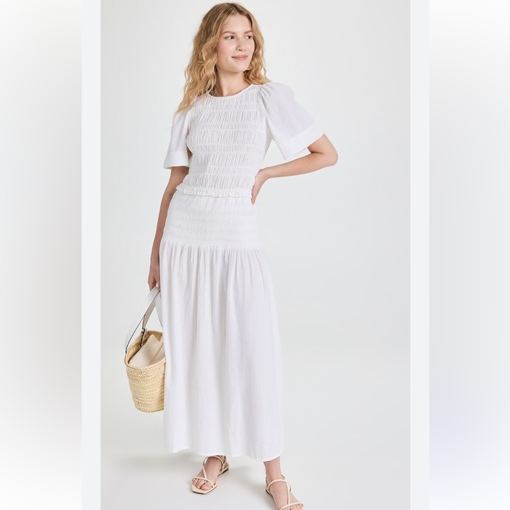 Apiece Apart White Maxi Dress